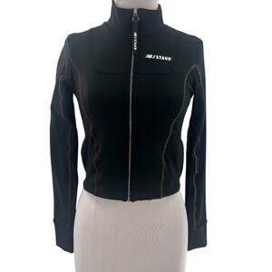 STAUD x New Balance cropped warm up jacket sz XS